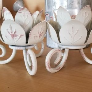 (2) Candle Holders